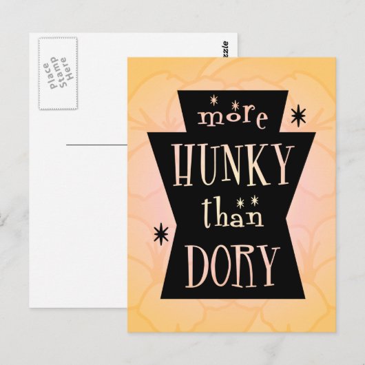 Meer Hunky dan Dory Briefkaart (Voorkant / Achterkant)