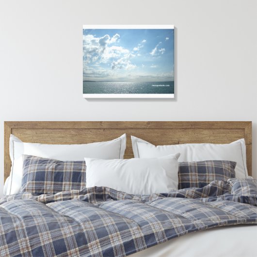 meer Huron Canvas Afdruk (Insitu (Slaapkamer))