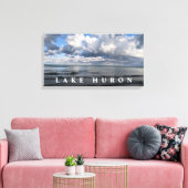 meer Huron wolds Canvas Afdruk (Insitu (Woonkamer))