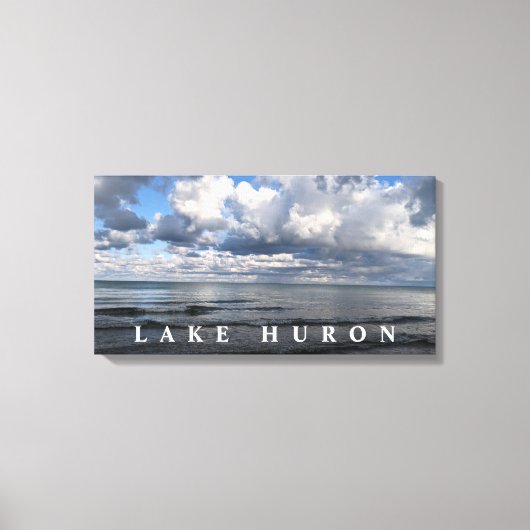 meer Huron wolds Canvas Afdruk (Voorkant)