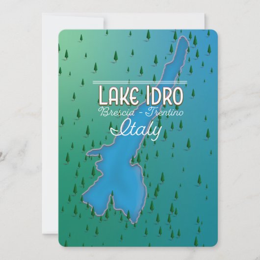 Meer Idro Italië reisposter (Voorkant)