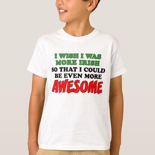 Meer Iers Geweldige T-shirt (Voorkant)