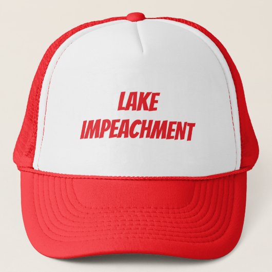 MEER IMPEACHMENT HOED TRUCKER PET (Voorkant)
