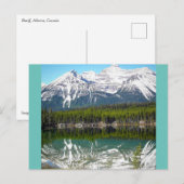 Meer in Banff Briefkaart (Voorkant / Achterkant)