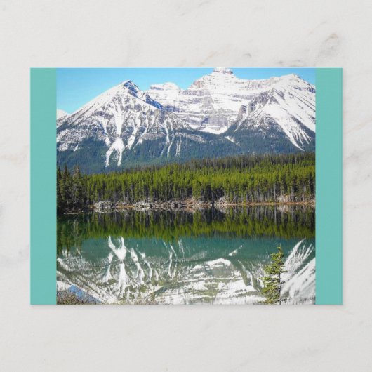 Meer in Banff Briefkaart (Voorkant)
