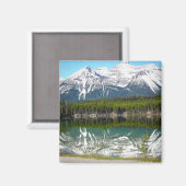 Meer in Banff Magneet (Voorkant / Achterkant)
