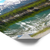 Meer in Banff Poster (Hoek)
