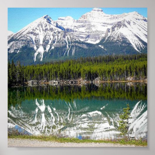 Meer in Banff Poster (Voorkant)
