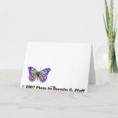 Meer in Bergen Kaart (Achterkant)