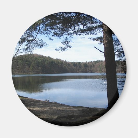 Meer in Brandenburg, Duitsland Magneet (Voorkant)