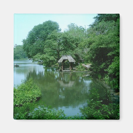 Meer in Central Park Magneet (Voorkant)