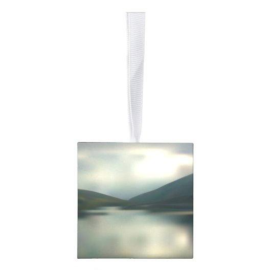 Meer in de bergen decoratie (Rechts)