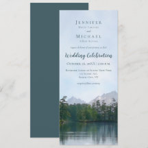 Meer in de bergen rustieke natuur bruiloft