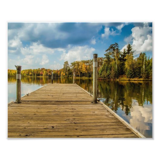 Meer in de Herfst - Foto Afdruk (Voorkant)