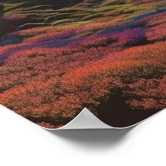 Meer in de hooglanden poster (Hoek)