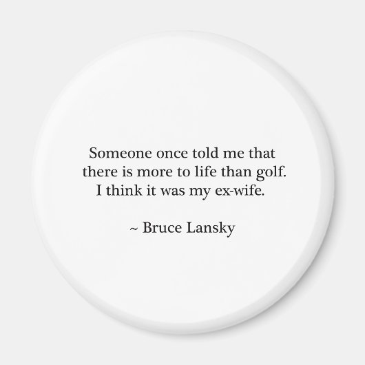 Meer in het leven dan golfontwerp magneet (Voorkant)