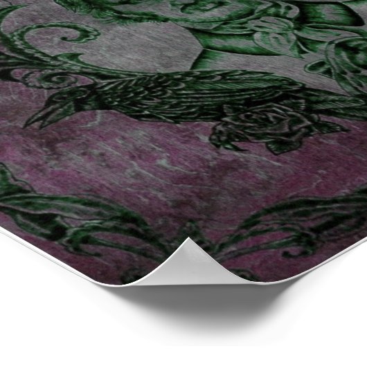 Meer in het Paars Poster (Hoek)