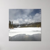 Meer in Sierra Nevada Canvas Afdruk (Voorkant)