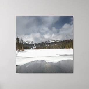 Meer in Sierra Nevada Canvas Afdruk