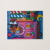 Meer in Venetië Cat Puzzle Legpuzzel (Horizontaal)