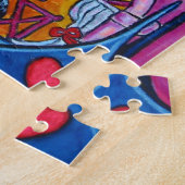 Meer in Venetië Cat Puzzle Legpuzzel (Zijkant)