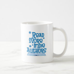 Meer indie auteurs slogan schrijven koffiemok