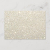 Meer info-trouwkaart - White Gold Glit Fab Informatiekaartje (Achterkant)