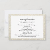 Meer info Weddenschap Kaart - White Gold Glit Fab  (Voorkant)