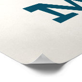 Meer informatie - Kleurrijke weergave Retro Poster (Hoek)