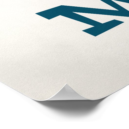 Meer informatie - Kleurrijke weergave Retro Poster (Hoek)