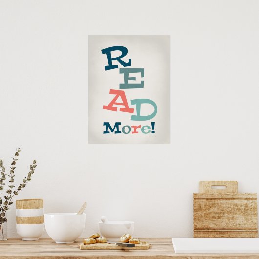 Meer informatie - Kleurrijke weergave Retro Poster (Keuken)