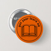Meer informatie op schoolboek ronde button 5,7 cm (Voorkant /achterkant)