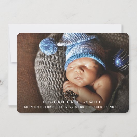 Meer informatie over de aankondiging van de geboor (Achterkant)