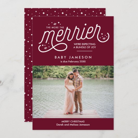 Meer informatie over de aankondiging van de zwange (Voorkant / Achterkant)