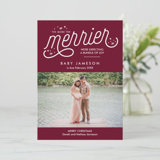 Meer informatie over de aankondiging van de zwange (Staand voorkant)