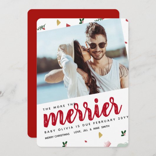 Meer informatie over de aankondiging van de zwange (Voorkant / Achterkant)