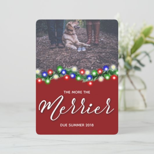 Meer informatie over de aankondiging van de zwange (Staand voorkant)