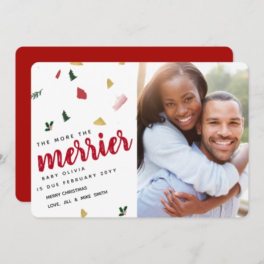 Meer informatie over de aankondiging van de zwange (Voorkant / Achterkant)