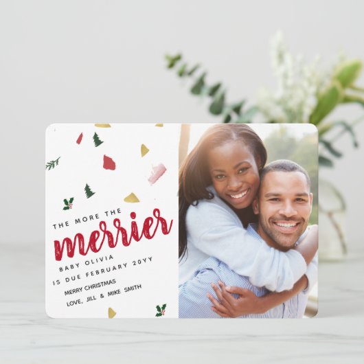 Meer informatie over de aankondiging van de zwange (Staand voorkant)