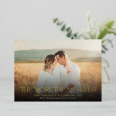 Meer informatie over de foto van zwangerschap folie feestdagenkaart (Staand Voorkant)