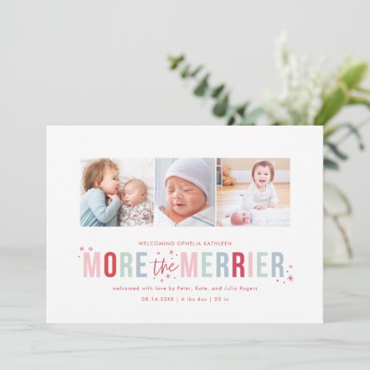 Meer informatie over de geboorte van de feestdag i feestdagenkaart (Staand voorkant)