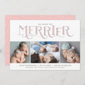 Meer informatie over de geboorte van Merrier Twin  Aankondiging (Voorkant / Achterkant)