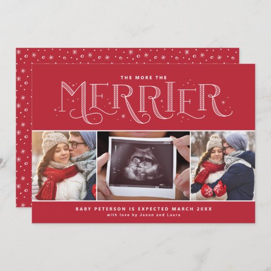 Meer informatie over de kerstdag van de zwangersch aankondiging (Voorkant / Achterkant)