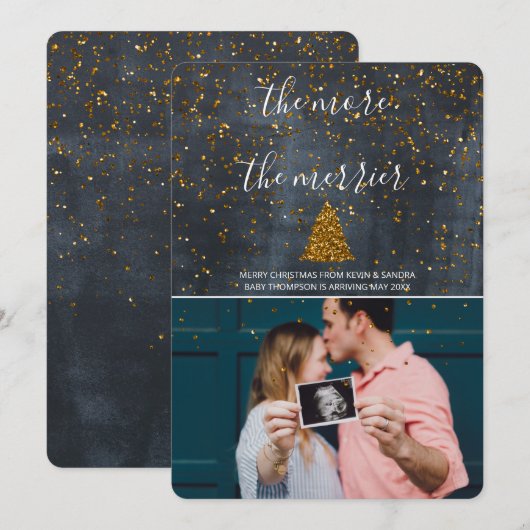 Meer informatie over de kerstkaart voor zwangersch (Voorkant / Achterkant)