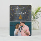 Meer informatie over de kerstkaart voor zwangersch (Staand voorkant)