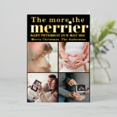 Meer informatie over de zwangerschap folie uitnodiging (Staand Voorkant)