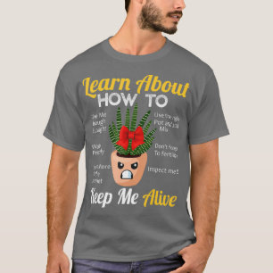 Meer informatie over hoe Succulenten levend gehoud T-shirt