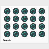 Meer informatie over recycling - dag op aarde ronde sticker (Vel)