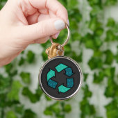 Meer informatie over recycling - dag op aarde sleutelhanger (Hand)