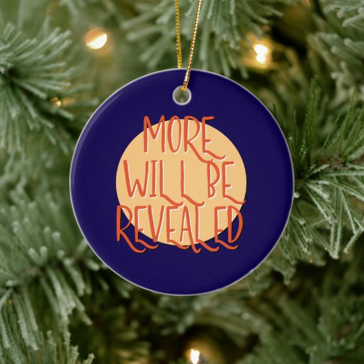 Meer informatie wordt onthuld Recovery Slogan Keramisch Ornament (Boom)